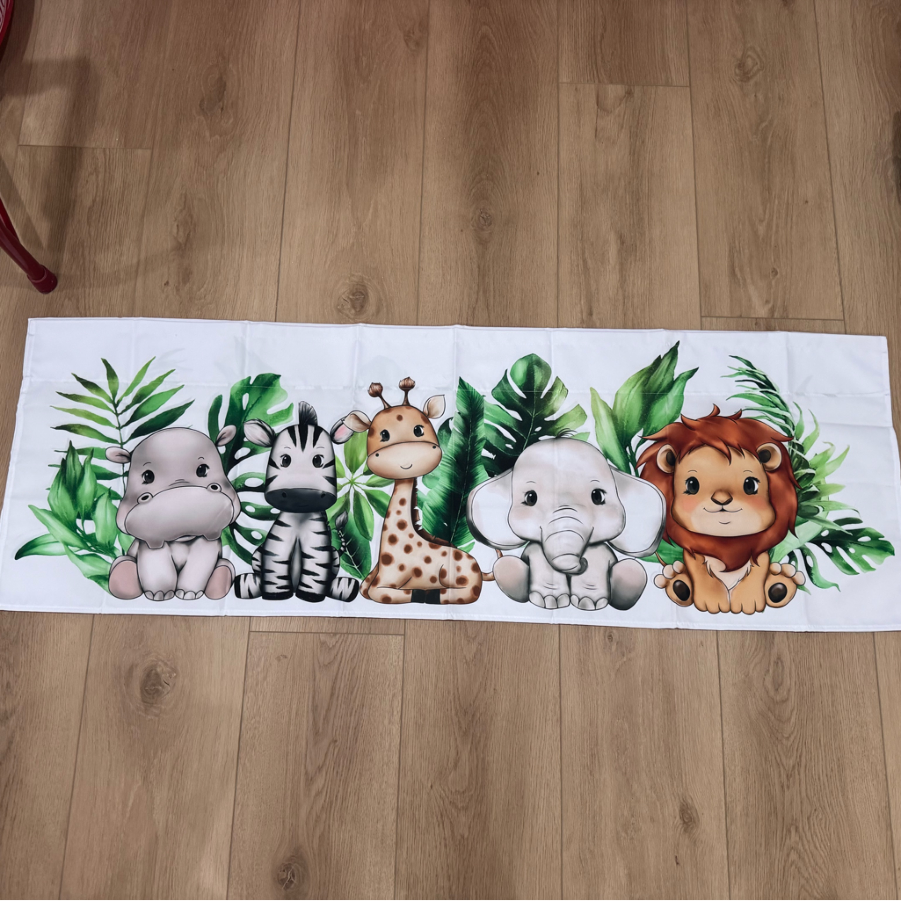 Jungle Animal Print Window Valances.